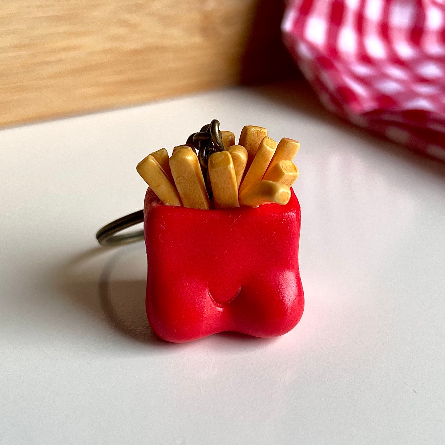 French fries keychain